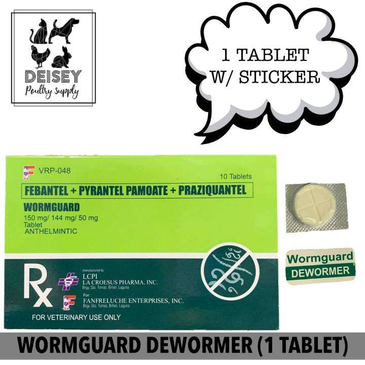 WORMGUARD DEWORMING TABLET FOR DOG (1 TABLET ONLY) Lazada PH