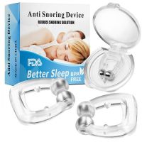 【hot】ↂ◐ 4pcs silicone nose clip anti-snoring device mini snoring