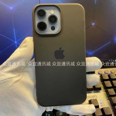 iphone case iphone case 新款苹果xr改14pro专用保护壳简约xr改13pro手机壳磨砂防摔