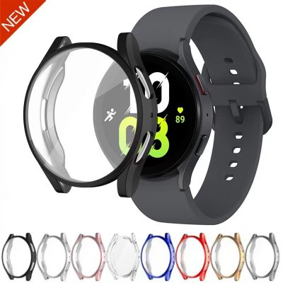 Protective Case For Samsung Galaxy Watch 5/4 44mm 40mm TPU Soft Full Screen Protector Bumper For Samsung Galaxy Watch 4/5 Cover