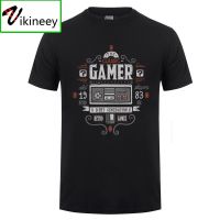 Popular Classic Gamer Tshirt Men Crewneck Graphic Print T Shirt Vintage Short Sleeve Mens T-Shirt Hiphop Retro Tops Hipster Tee