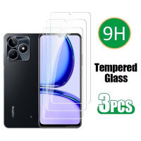 ฟิล์มป้องกันหน้าจอคลุมทั้งหมดกระจกเทมเปอร์3แพ็คสำหรับ Realme C53 Narzo N53: ป้องกันหน้าจอใสคุณภาพสูงสำหรับ RealmeC53และ RealmeNarzoN53 4G 2023