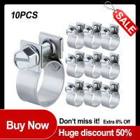 10 Pcs ท่อการใช้ท่อคลิป 7-9 มม. 9-11 มม. เหล็กคาร์บอนน้ำมันน้ำ CPU Air ท่อแก๊ส Fixing Tube Clamp โลหะ Fastener ฮาร์ดแวร์-lihaichao