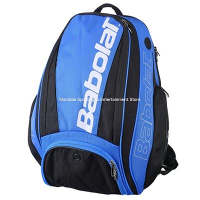 2021 Original Pure Aero Babolat Tennis Bag For 3 Rackets Sports Backpack For Men With Shoe Compartment Wimbledon