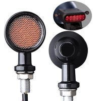 LED รถจักรยานยนต์ Turn ไฟสัญญาณมอเตอร์ไซด์เปลือกโลหะ Blinkers Flashers Indicator Universal สำหรับ Honda สำหรับ Cafe Racer