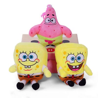 Star Tentacles Patrick Squidward Plush Keychain Toys Soft