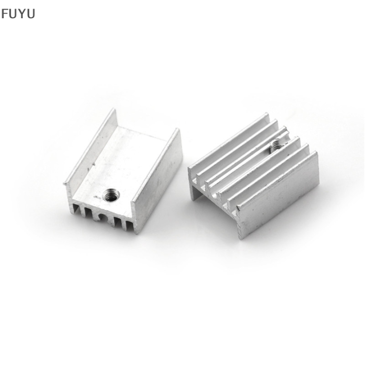 fuyu-10x-ชุดฮีทซิงค์อลูมิเนียมสำหรับ-220ทรานซิสเตอร์20x15x10mm