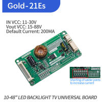 Gold-21Es Universal 10-48 นิ้ว LED LCD TV Backlight Driver Board โมดูลกระแสคงที่