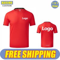 【HOT】₪﹍ KAISING 8 Colors Custom T Shirt Logo Embroidery Print Design Brand Text S-4XL Men And Clothing