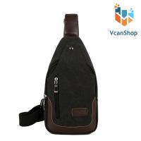 VcanShop กระเป๋าคาดอก  กระเป๋าสะพายข้าง กระเป๋าสะพายพาดลำตัวผู้ชาย