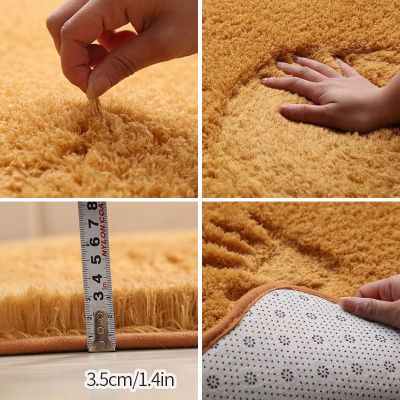Fluffy Area Rug Nordic Large Size Floor Mat for Living Room Bedroom Nap Mat