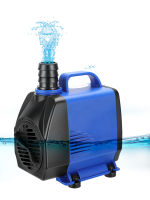 3200LH 75W Submersible Pump 3.2m High-lift Ultra-quiet Water Pump 1.8m Power Cord Fountain Pump 2 Nozzles for Pond Aquarium