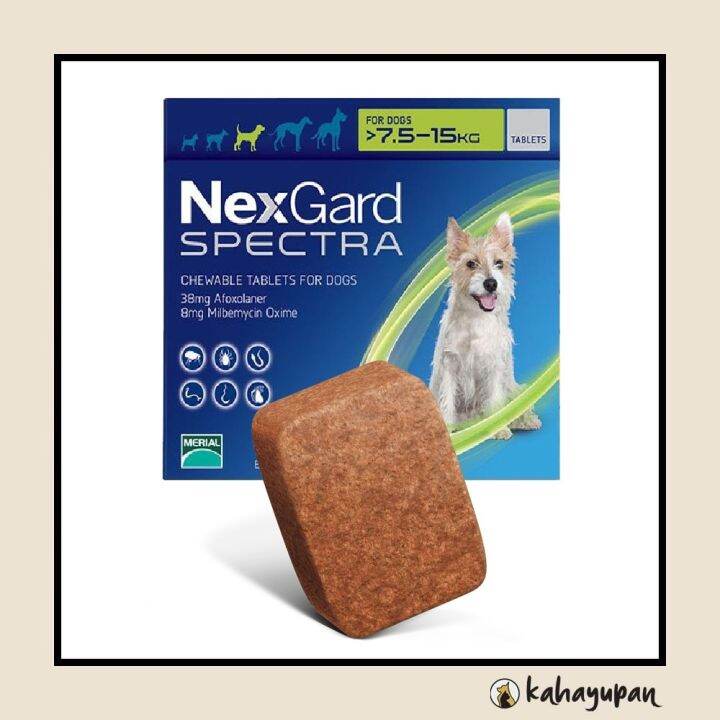 Nexgard Anti Tick Flea and Worms Chewable for Medium Sized Dogs 7.5