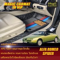 Alfa Romeo Spider 1996-2005 Convertible (เฉพาะห้องโดยสาร3แถว) พรมรถยนต์ Alfa Romeo Spider T.SPARK 1996 1997 1998 1999 2000 2001 2002 2003 2004 2005  พรม7D VIP Magic Carmat