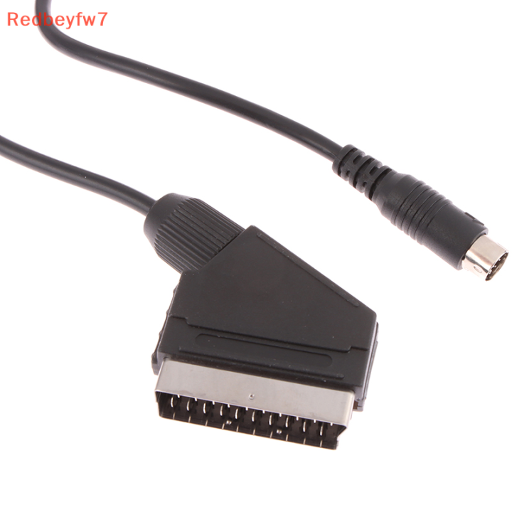 re-สายวิดีโอ1-8ม-5-9ft-scart-เคเบิล-rgb-สายเชื่อม20พินสำหรับ-sega-สำหรับคอนโซลเกมดาวเสาร์