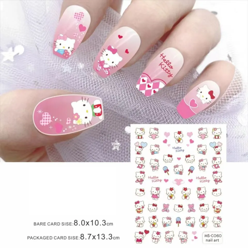 Kitty Nail Decals 