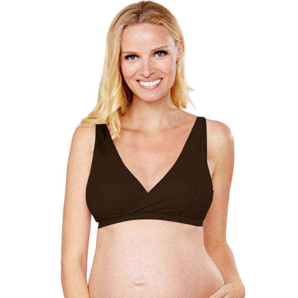 Mamaway Antibacterial Crossover Sleeping & Nursing Bra with Pads