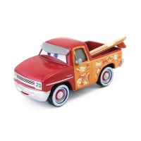 【The-Best】 The Pie Mart Pixar Car John Lassetrire รถกระบะซาฟารีสีแดง1:55รถของเล่นรถปิคอัพแบบโลหะหายากยี่ห้อหลวม