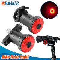 ▼ Bike Rear Light Bicycle Smart Auto Brake Sensing Light IPX6 Waterproof USB Charge Cycling Taillight LED Light Bike Accessories