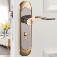 【CW】 Durable Aluminum Silent Interior Door Lock for Security Anti-Theft Indoor Bedroom Room