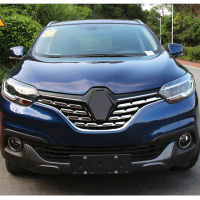 ด้านหน้าตาข่าย Grille Trim Bonnet Garnish Molding Guard Protector สติกเกอร์แต่งรถสำหรับ Renault Kadjar 2016 2017 2018 2019