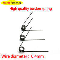 V-Spring, 0.4 เส้นผ่านศูนย์กลางลวด Torsion Small Torsion Spring, Hairpin Spring, 180/120/90/60 Degree Torsion Torsion Spring, 10 ชิ้น-Yunjuek