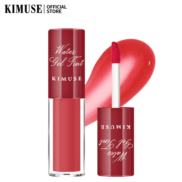 KIMUSE Water Tint Lip Gloss Gel Tint Longlasting & Waterproof Lip Make up Lazada PH