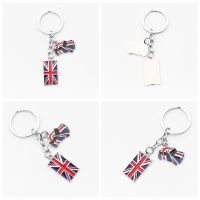 【CW】 Chain Metal Pendant Jack Keyring British Flag Keychain