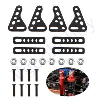 1Set Metal Double Shock Absorbers Bracket Damper Mount Stand for Axial SCX10 TRX4 TRX6 D90 90046 90047 1/8 1/10 RC Crawler Car