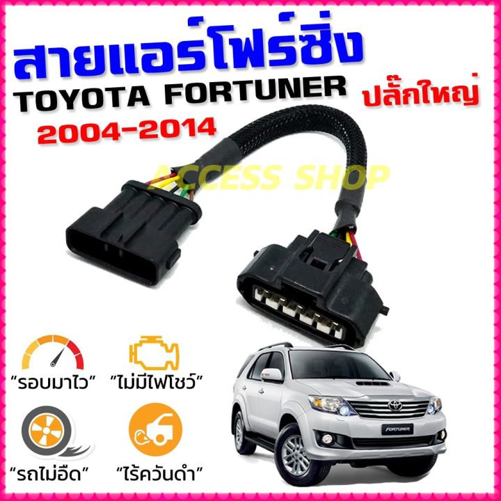 pro-โปรแน่น-สายแอร์โฟร์ซิ่ง-toyota-fortuner-ปี-2004-2014-ปลั๊กใหญ๋-เครื่องดีเซล-เบนซิน-สายหลอกแอร์โฟร์-iat-ลิ้นเปิด100-หยุดegrนาน-ราคาสุดคุ้ม-อะไหล่-แอร์-อะไหล่-แอร์-บ้าน-อุปกรณ์-แอร์-อะไหล่-แอร์-มือ-