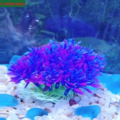 Soft Purple Underwater Water Plant Fish Tank Water Plants For Home Aquarium Decor Fish Tank Landscaping Decor Simulation Plant