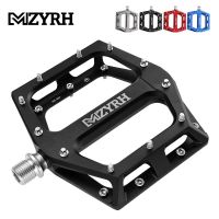 New Mountain Bike Pedals MTB Pedal Aluminum Bicycle Wide Platform Flat Pedals 9/16"  Sealed Bearing Bicycle Pedals