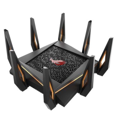 ROUTER (เราเตอร์) ASUS ROG RAPTURE GT-AX11000 - AX11000 TRI-BAND WI-FI 6 (802.11AX) GAMING ROUTER