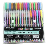 【✔In stock】 345FRRR Zuixuan ชุดปากกาหมึกเจลกลิตเตอร์ปากกาหมึกเจลสีเจล36ชุดปากกาโลหะเหมาะสำหรับระบายสีเด็ก