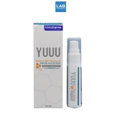 Interpharma YUUU Honey Bee Propolis Natural Mouth Spray 15 ml. - สเปรย์ดูแลช่องปากแบบบูรณาการ