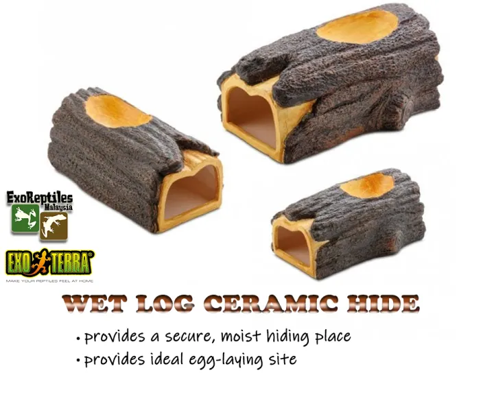 EXO TERRA WET LOG CERAMIC HIDE Lazada
