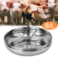 ถาดให้อาหารลูกสุกร ถาดอาหารหมู ถาดสแตนเลสหมู Piglet Feeder Pan ป้อนหมู เส้นผ่าศูนย์กลาง 25 cm สามารถรองรับสุกรหลายตัว