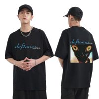 Limited Deftones Around The Fur Tour Band Concert T-shirt Men Hip Hop Rock T Shirts Mens Gothic Vintage Oversized Tshirt