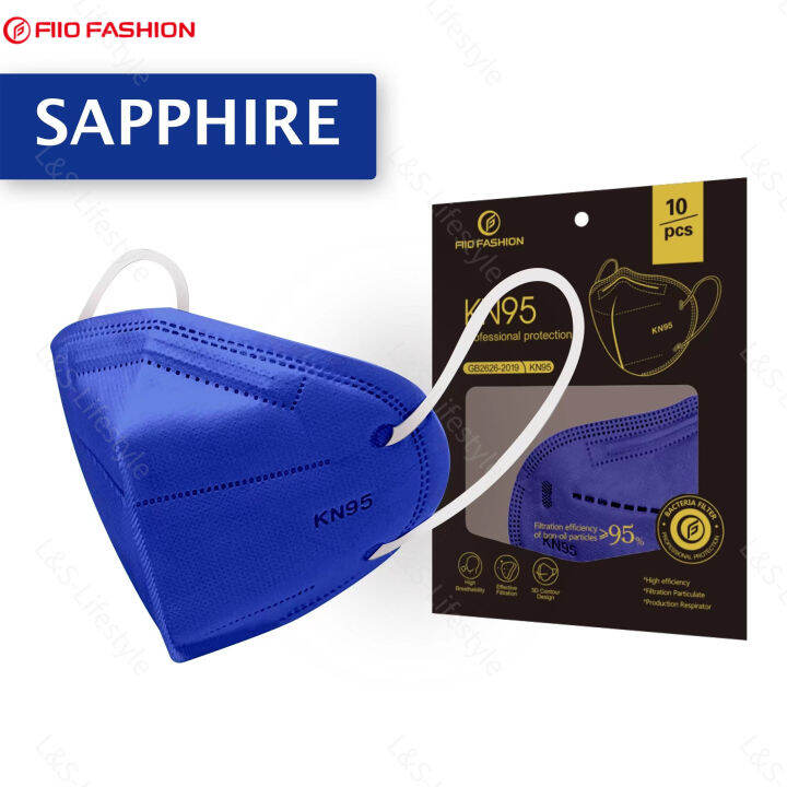 【Free Shipping】FIIO FASHION KN95 Mask Original 50pcs Facemask Washable