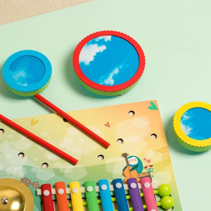 ระนาดไม้ของเล่นมีเสียงดนตรีตลกสำหรับเด็กของขวัญวันเกิดแบบทำมือระนาดสีสันสดใสของขวัญวันเกิดสำหรับเด็ก