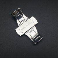 “：{ 4 5 6Mm Stainless Steel Watch Clasp For Longines Double Push Butterfly Watch Band Silver Buckle For Orient Button Accessories