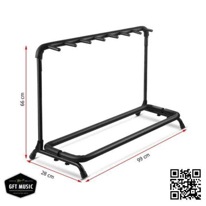 gft-ขาตั้งกีต้าร์-วางกีต้าร์-7-ตัว-ราวกีต้าร์-รุ่น-hy-887-ยี่ห้อ-fortis