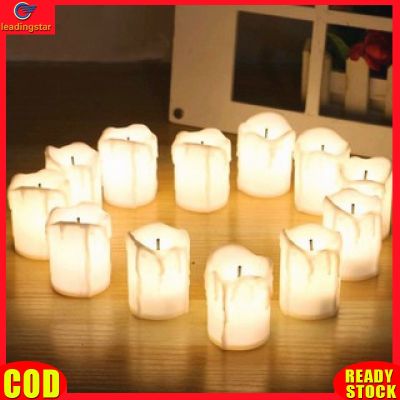 LeadingStar RC Authentic 1pcs YK5015 Flameless LED Candle Light Bright Flickering Bulb Battery Operated Tea Light with Realistic Flames Fake Candle for Birthday/Wedding /Christmas