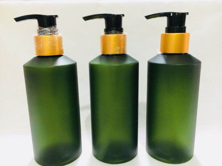 ขวดพลาสติกหัวปั้ม-ขนาด-200-ml-สำหรับใส่เจล-ใส่เครื่องสำอาง-แพ็คละ-3-ชิ้น