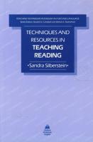 Bundanjai (หนังสือเรียนภาษาอังกฤษ Oxford) Teaching Techniques in English Techniques and Resources in Teaching Reading (P)