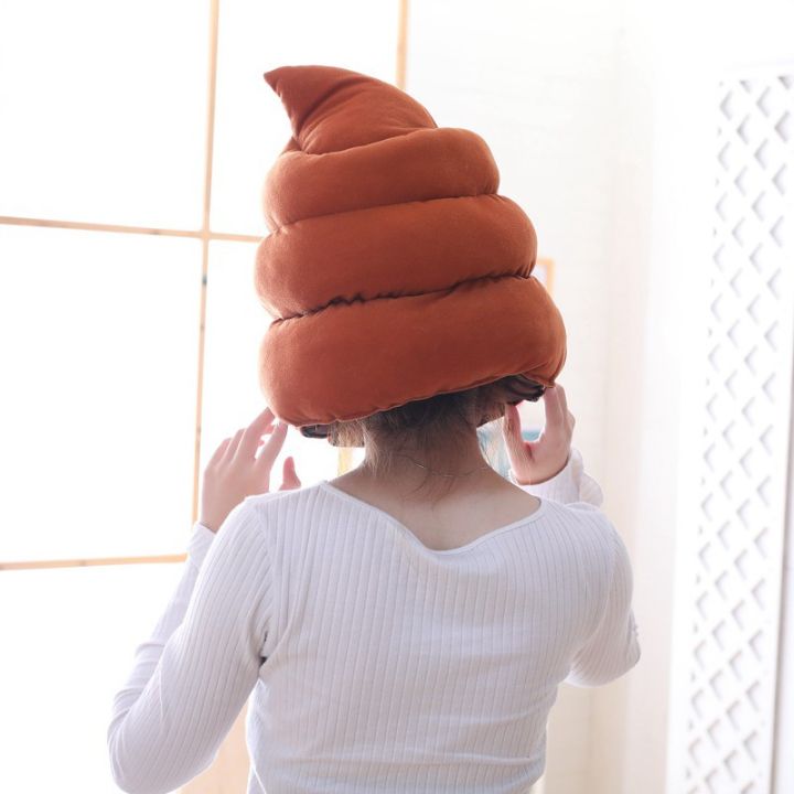 woma-ญี่ปุ่นน่ารักหมวกตุ๊กตาเซ่อหมวกคลุมศีรษะอึหมวกภาพอุปกรณ์ประกอบฉากภาพอุปกรณ์ประกอบฉากปกศีรษะตุ๊กตา-38x30cm