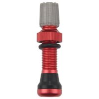 1 Pair 40mm Tubeless Air Valve for Road Bike &amp; Tubeless Valve Stem Universal Schrader 10mm Base