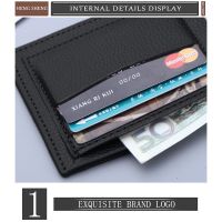 Men Casual Short Wallet Business Purse Fashion Zipper Card Holder #707