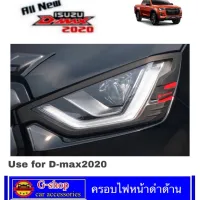 ครอบไฟหน้าดำด้านคาดแดง D-Max 2020-2021 ยกสูง nex กรอบไฟdmax dmax2020 isuzu2020 อีซูซุ2020 ของแต่งisuzu2020 อุปกรณ์แต่งรถdmax dmax2020 dmax2021 isuzu2020 isuzu2021