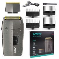 ZZOOI VGR Cordless Barber Hair Electric Shaver For Men Beard Body Hair Trimmer Rechargeable Razor Bald Head Fade Shaving Machine